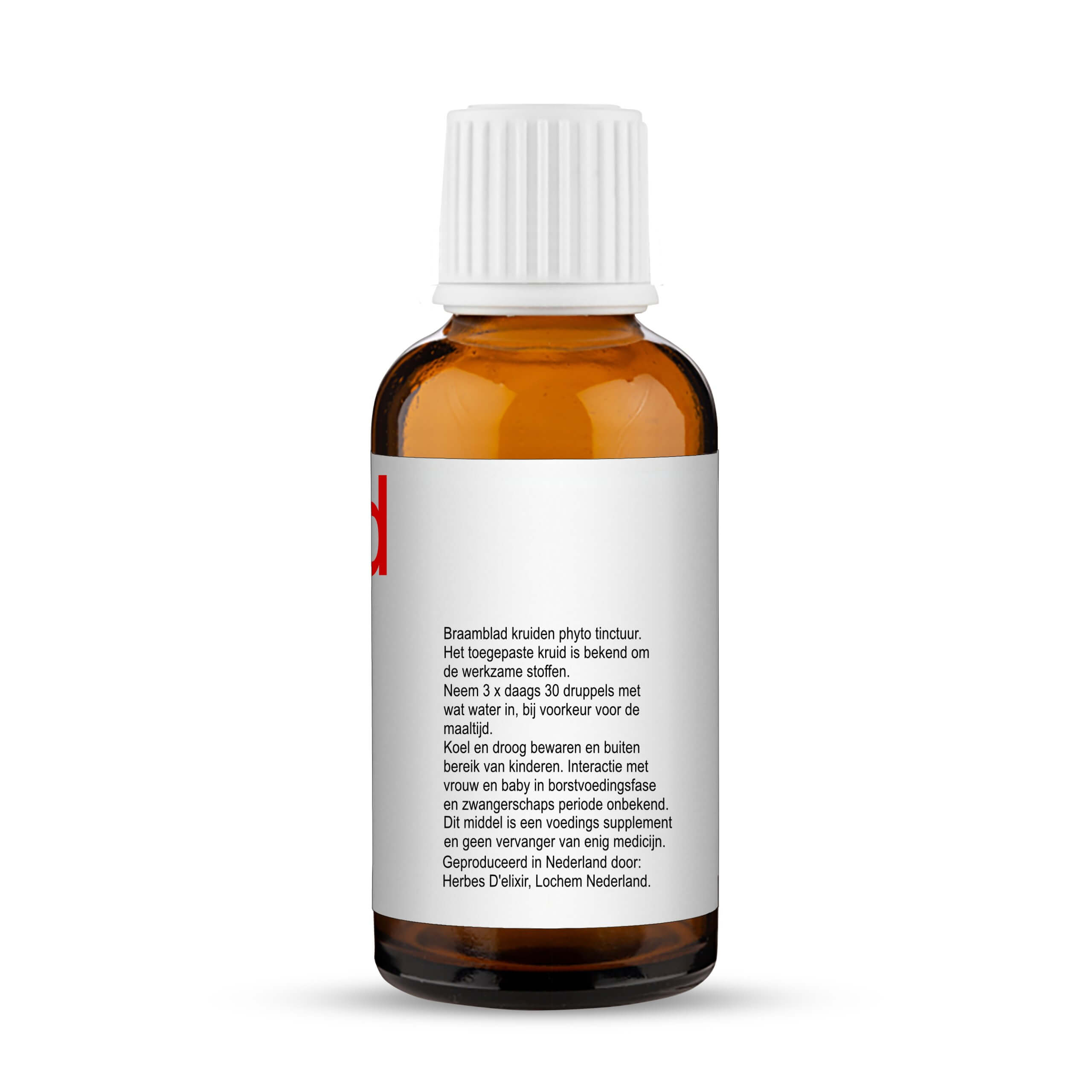 Braamblad Tinctuur - 100 ml - Herbes D'elixir - Afbeelding 2