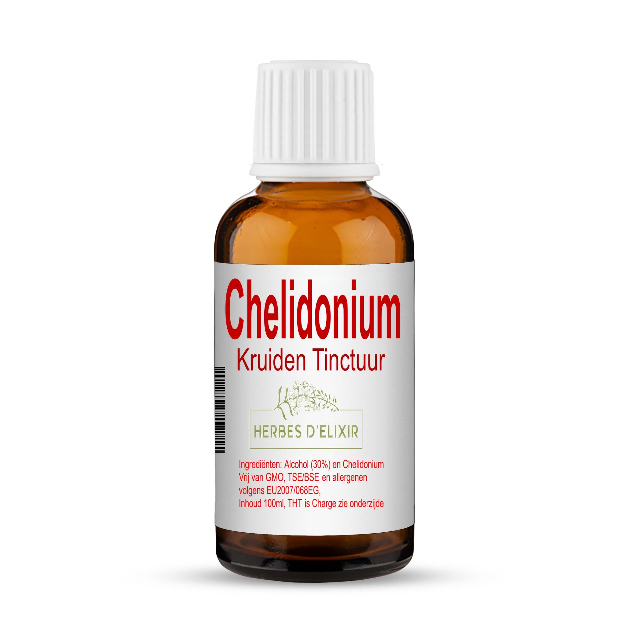 Chelidonium Kruiden tinctuur - 100 ml - Herbes D'elixir