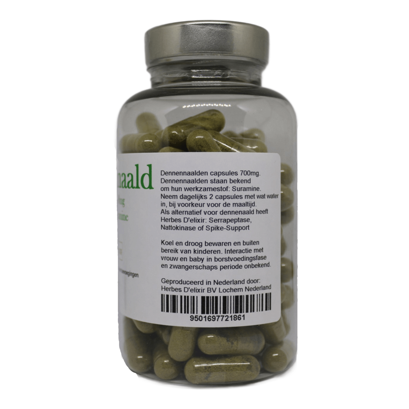 Dennennaald capsules - 700 mg - 100 capsules - Afbeelding 2