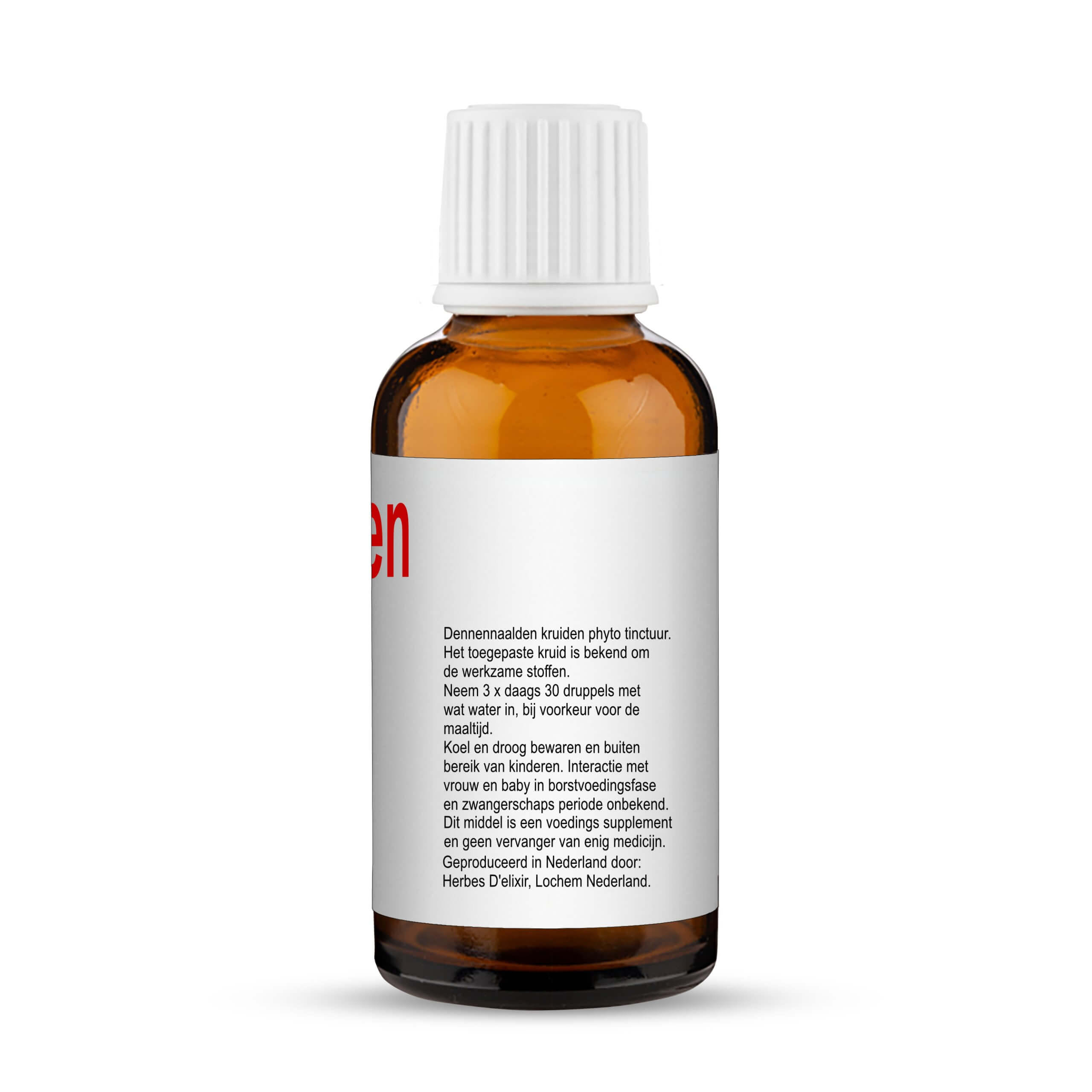 Dennennaalden Kruiden Tinctuur - 100 ml - Herbes D'elixir - Afbeelding 2