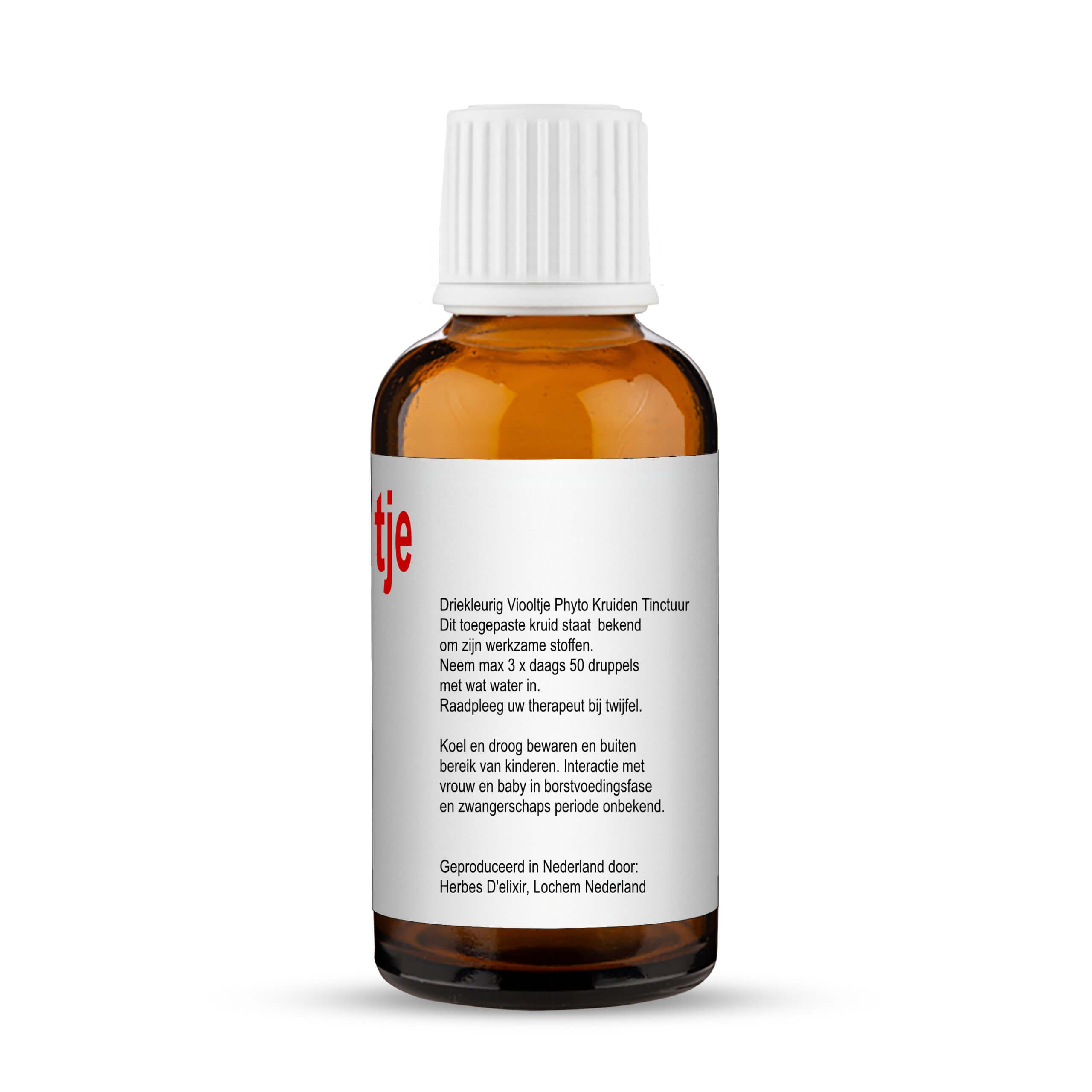 Driekleurig viooltje tinctuur - 100 ml - Herbes D'elixir - Afbeelding 2