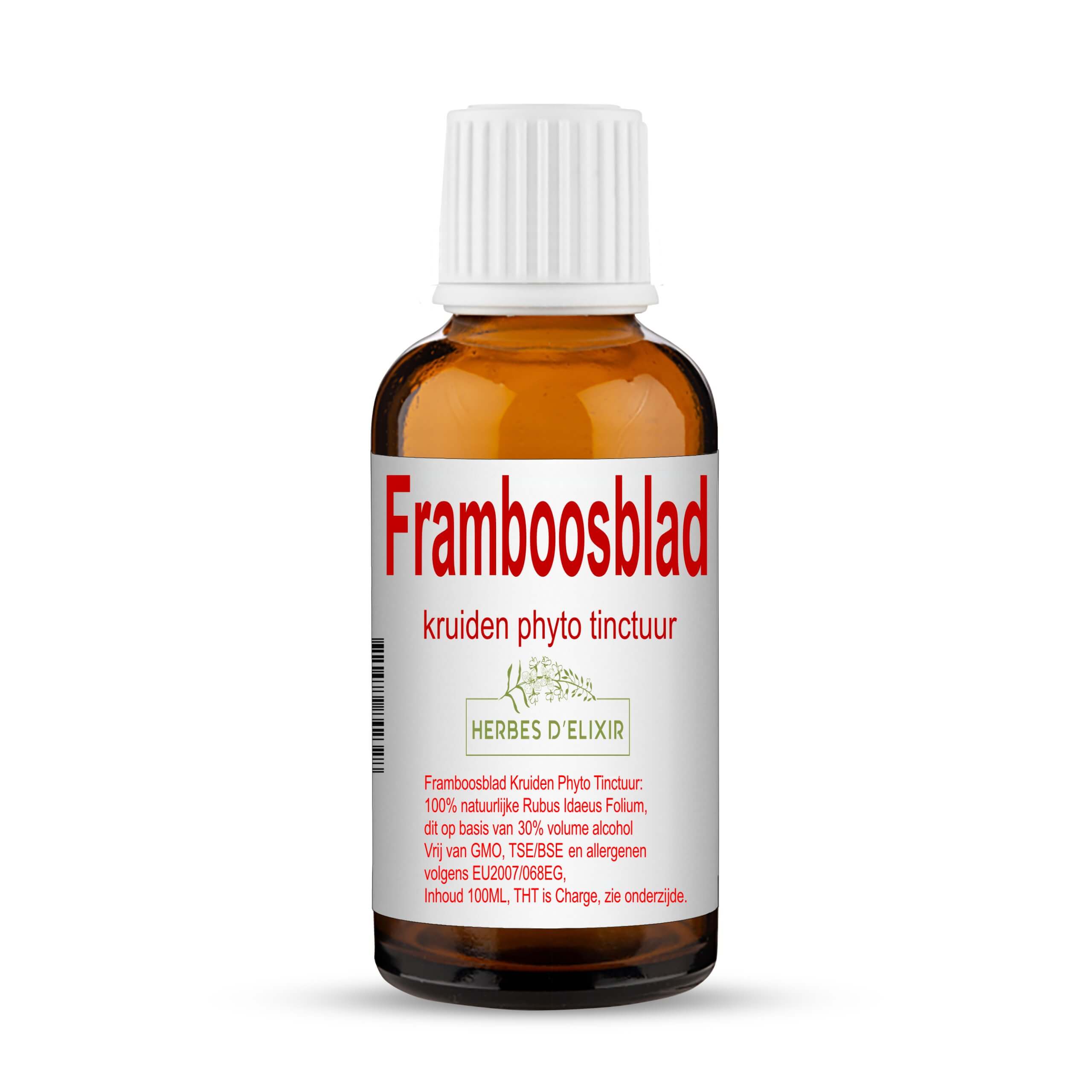 Framboosblad tinctuur - 100 ml - Herbes D'elixir