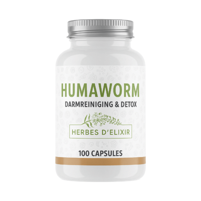 Humaworm capsules - detox worm en parasieten - 100 capsules