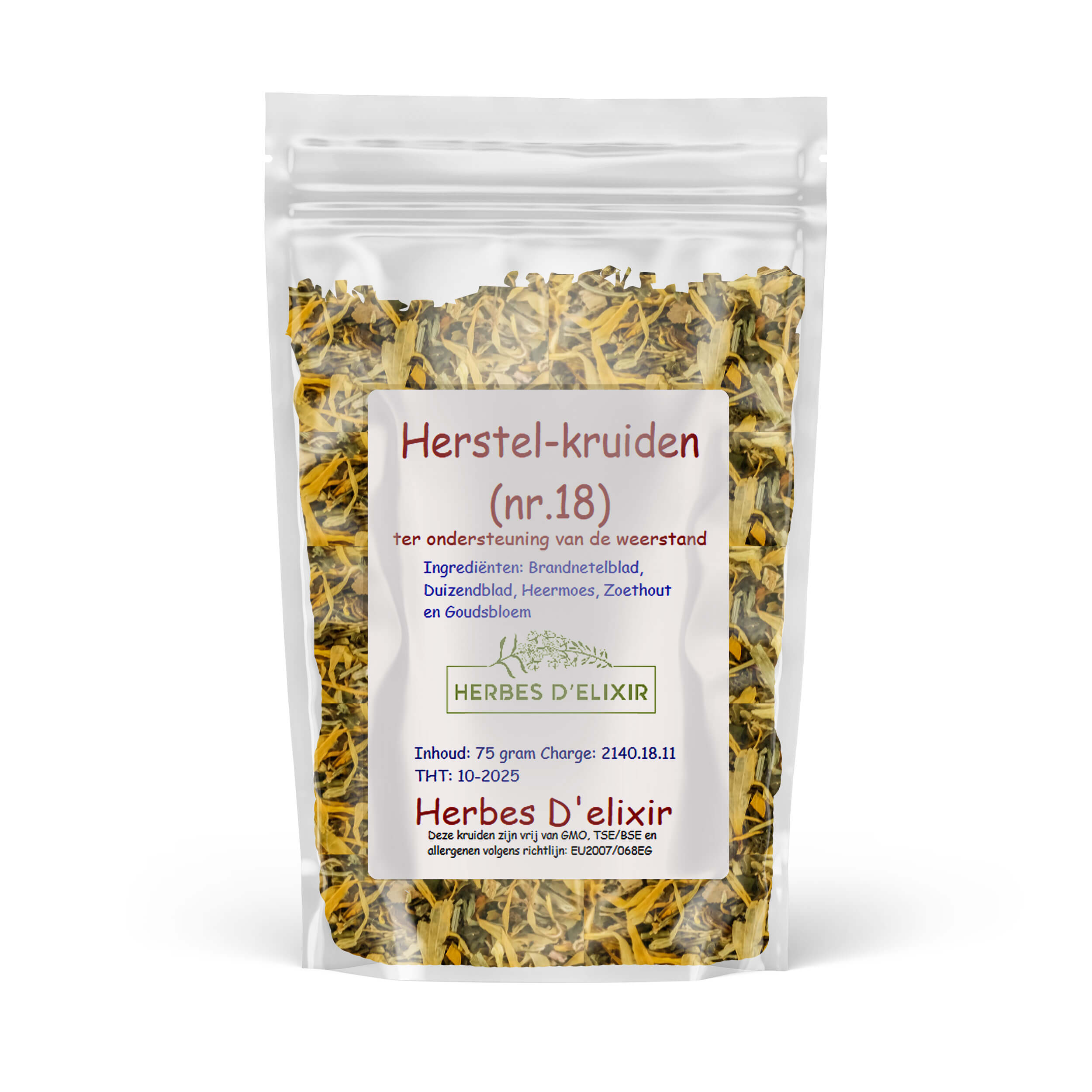 Herstel kruiden (nr.18) - kruidenthee - 75 gram