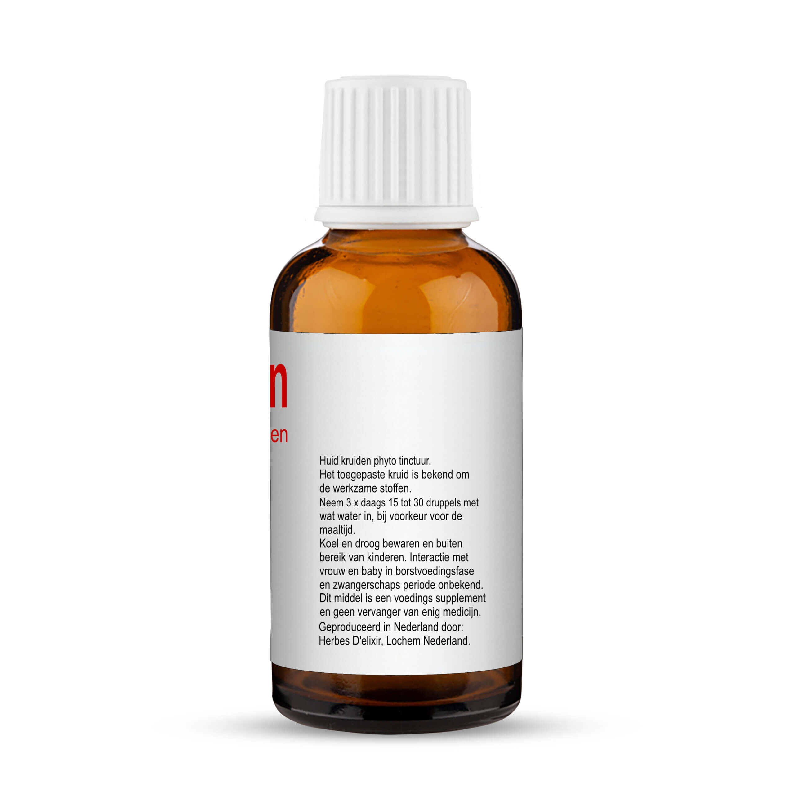 Huidkruiden tinctuur - 100 ml - Herbes D'elixir - Afbeelding 2