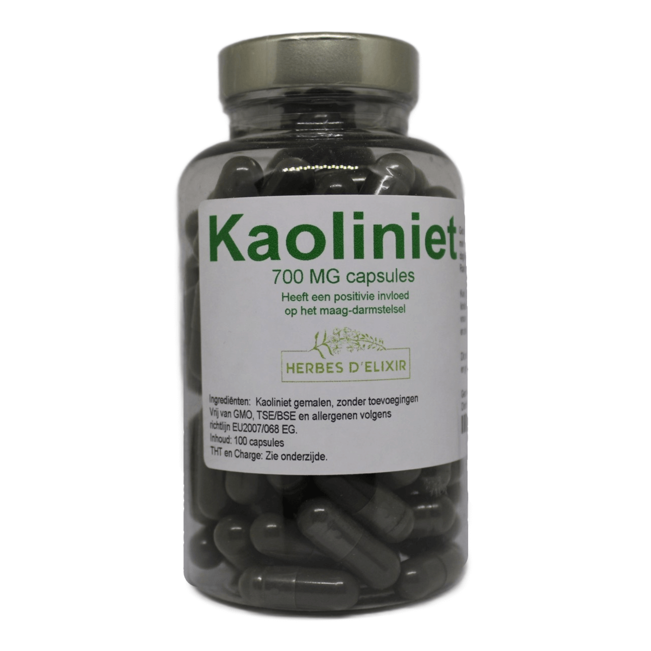 Kaoliniet Capsules - 700 mg - 100 capsules