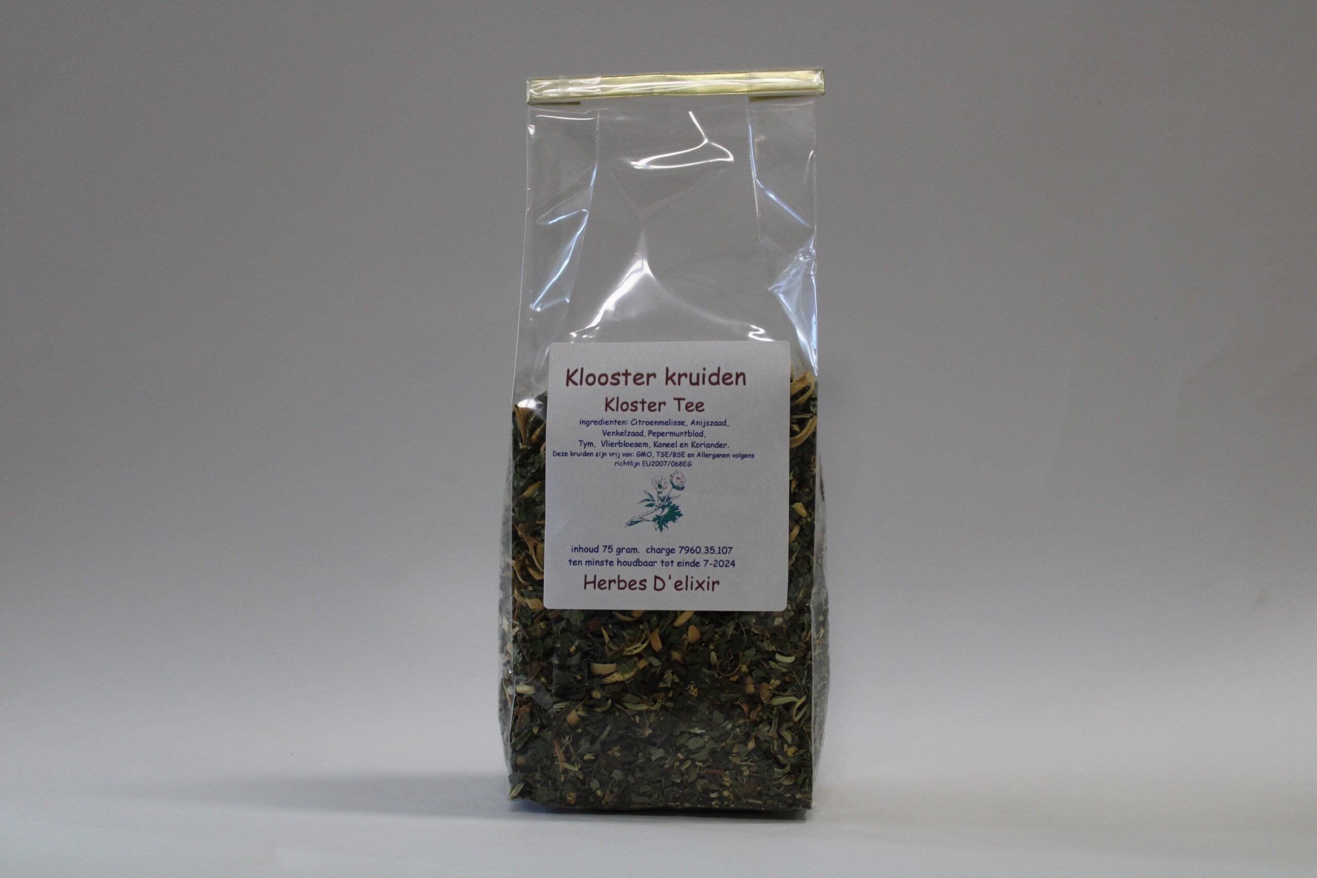 Klooster kruiden - kruidenthee - recept van Klooster ter Apel