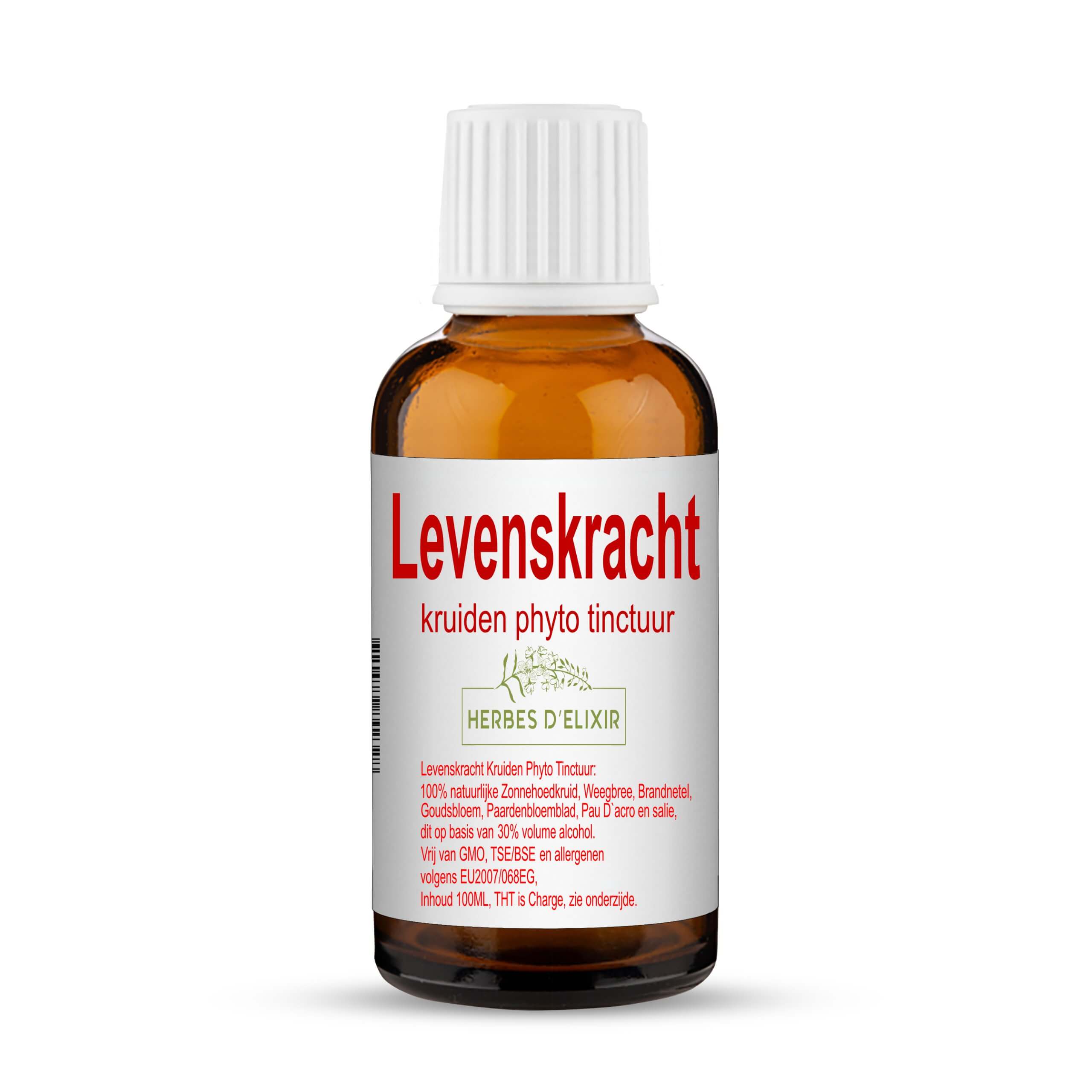 Levenskracht tinctuur - 100 ml - Herbes D'elixir