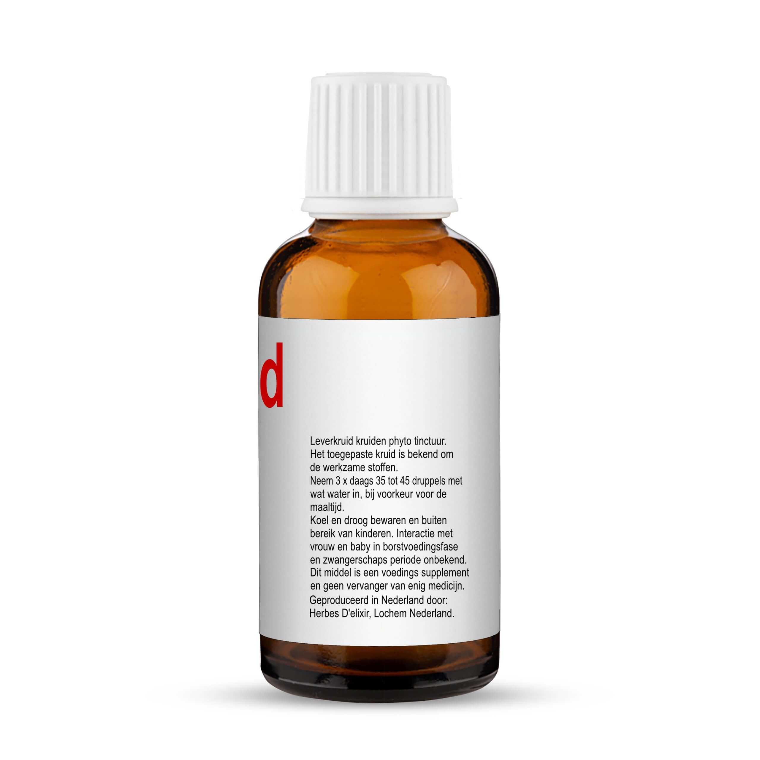 Leverkruid Tinctuur - 100 ml - Herbes D'elixir - Afbeelding 2