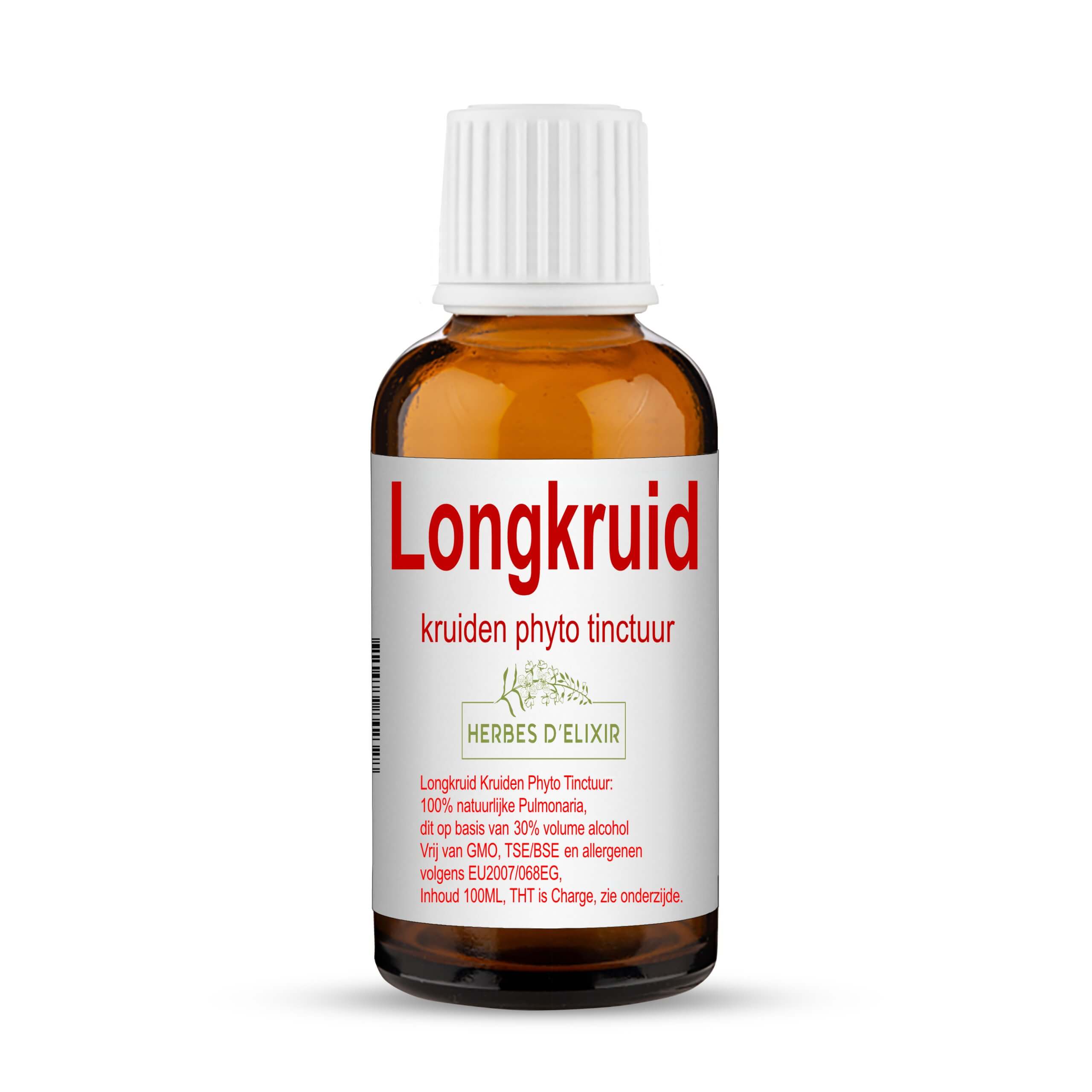 Longkruid Tinctuur - 100 ml - Herbes D'elixir