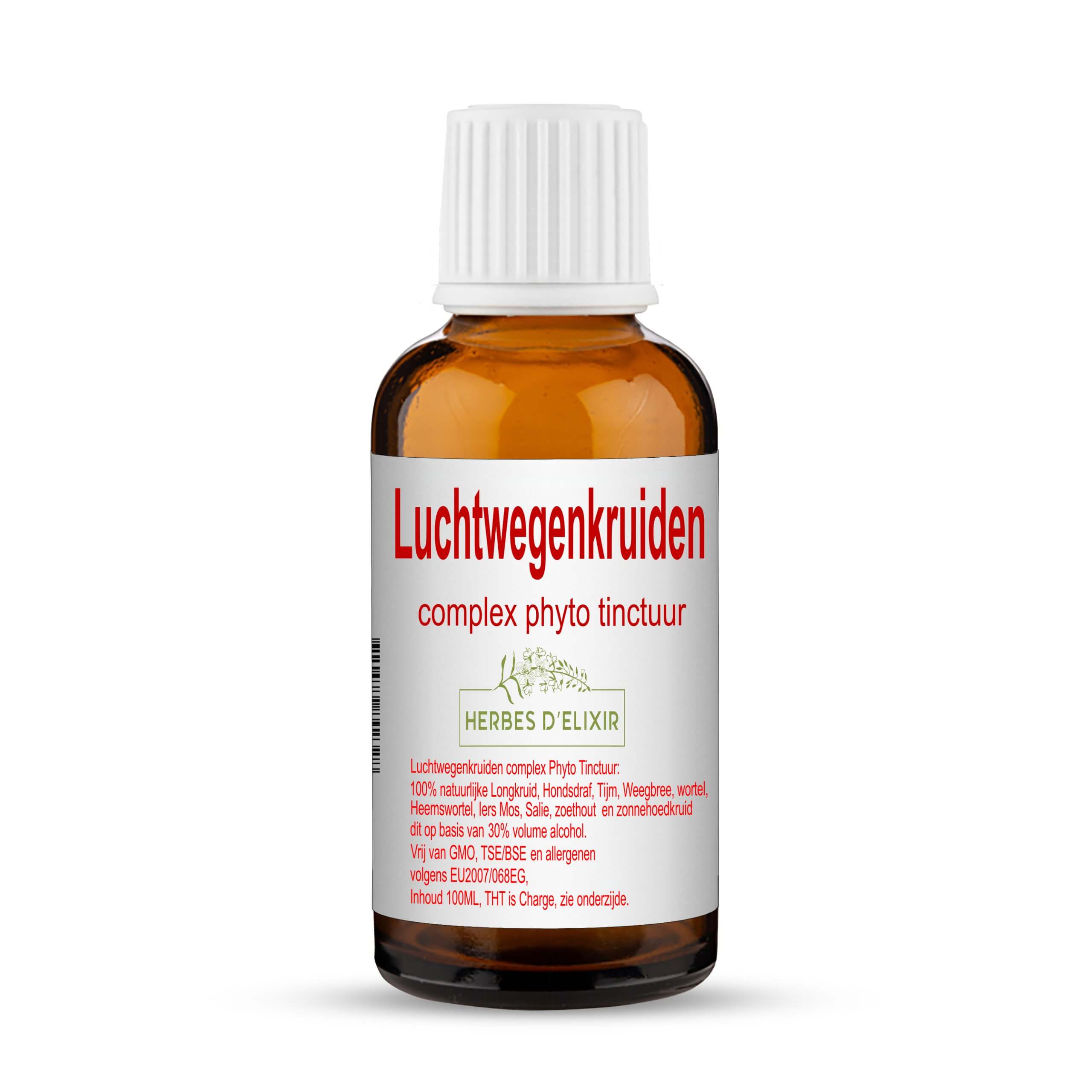 Luchtwegkruiden tinctuur - 100 ml - Herbes D'elixir