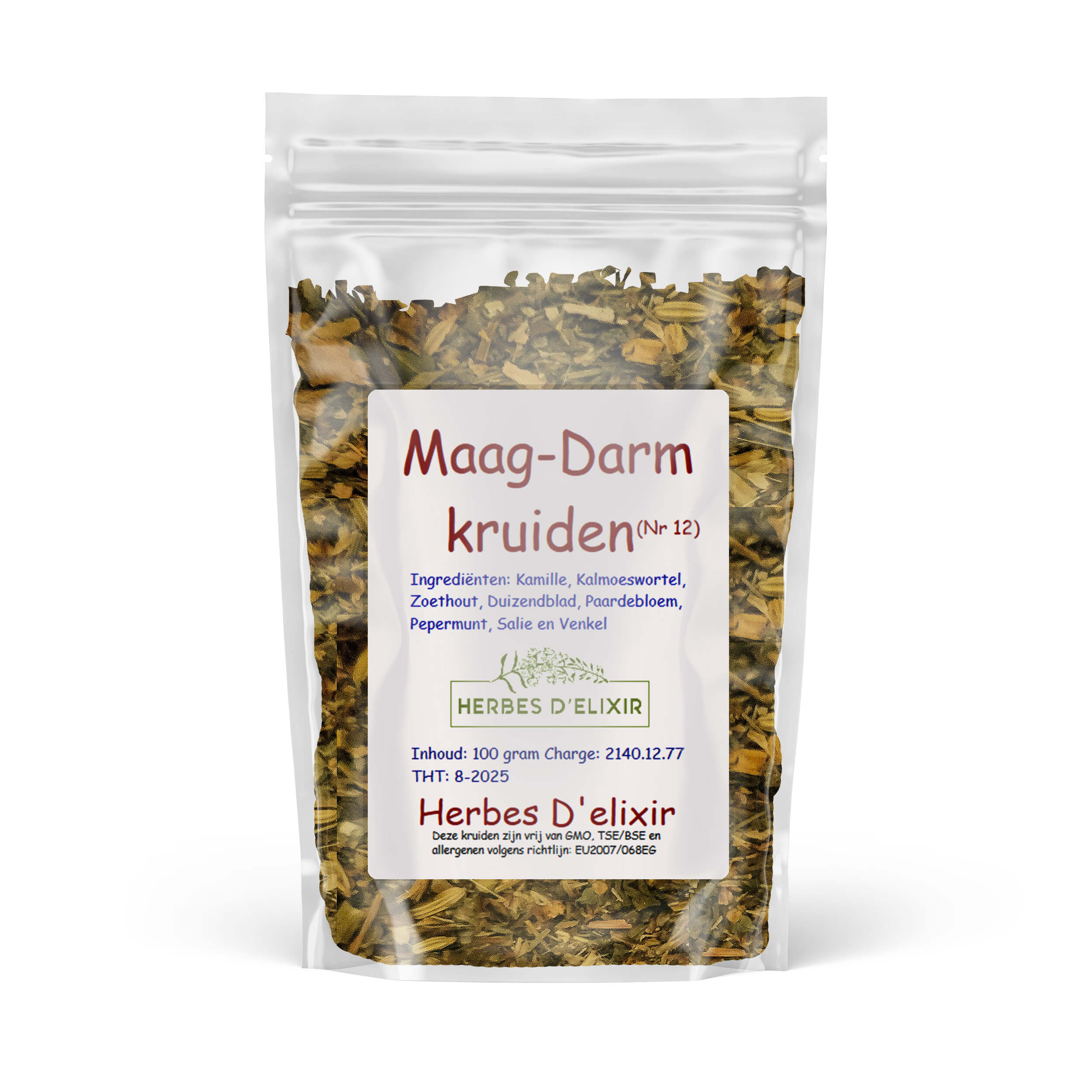 Maag en Darm kruiden (nr.12) - kruidenthee - 100 gram