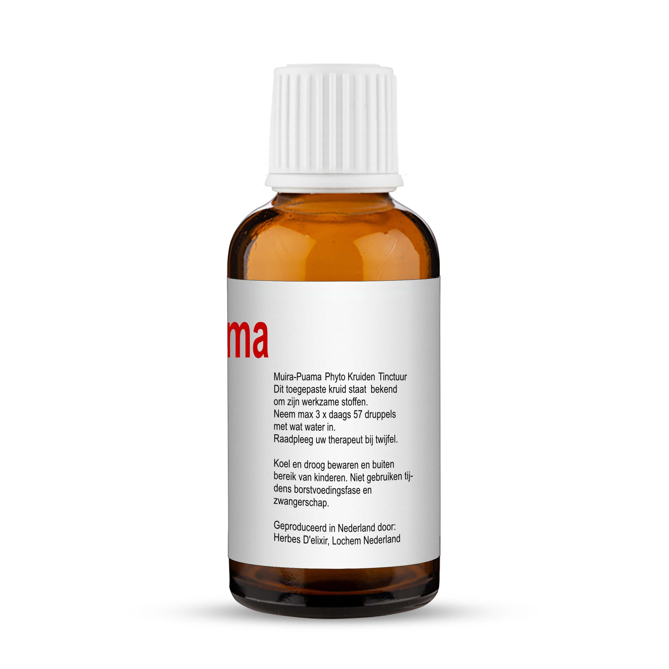 Muira-Puama Phyto Kruiden Tinctuur - 100 ml - Herbes D'elixir - Afbeelding 2