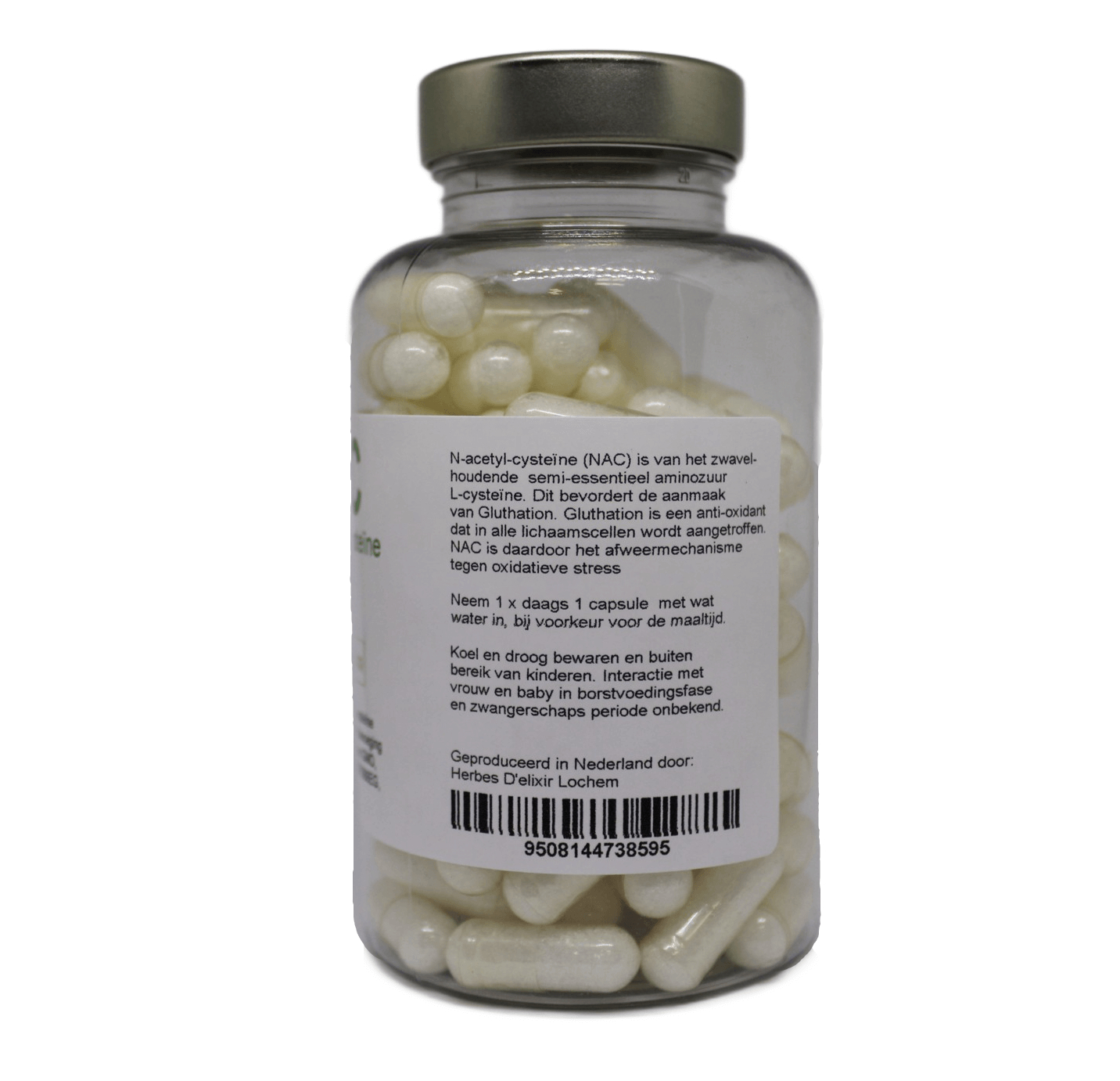 N-acetylcysteïne (NAC) - 800 mg - 100 capsules - Afbeelding 2