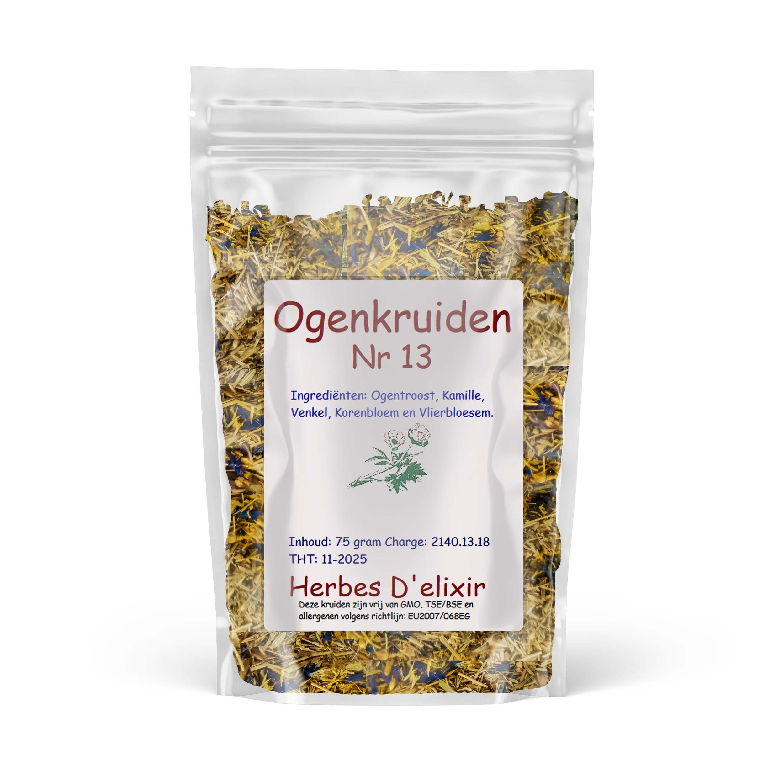 Ogen kruiden (nr.13) - kruidenthee - 75 gram