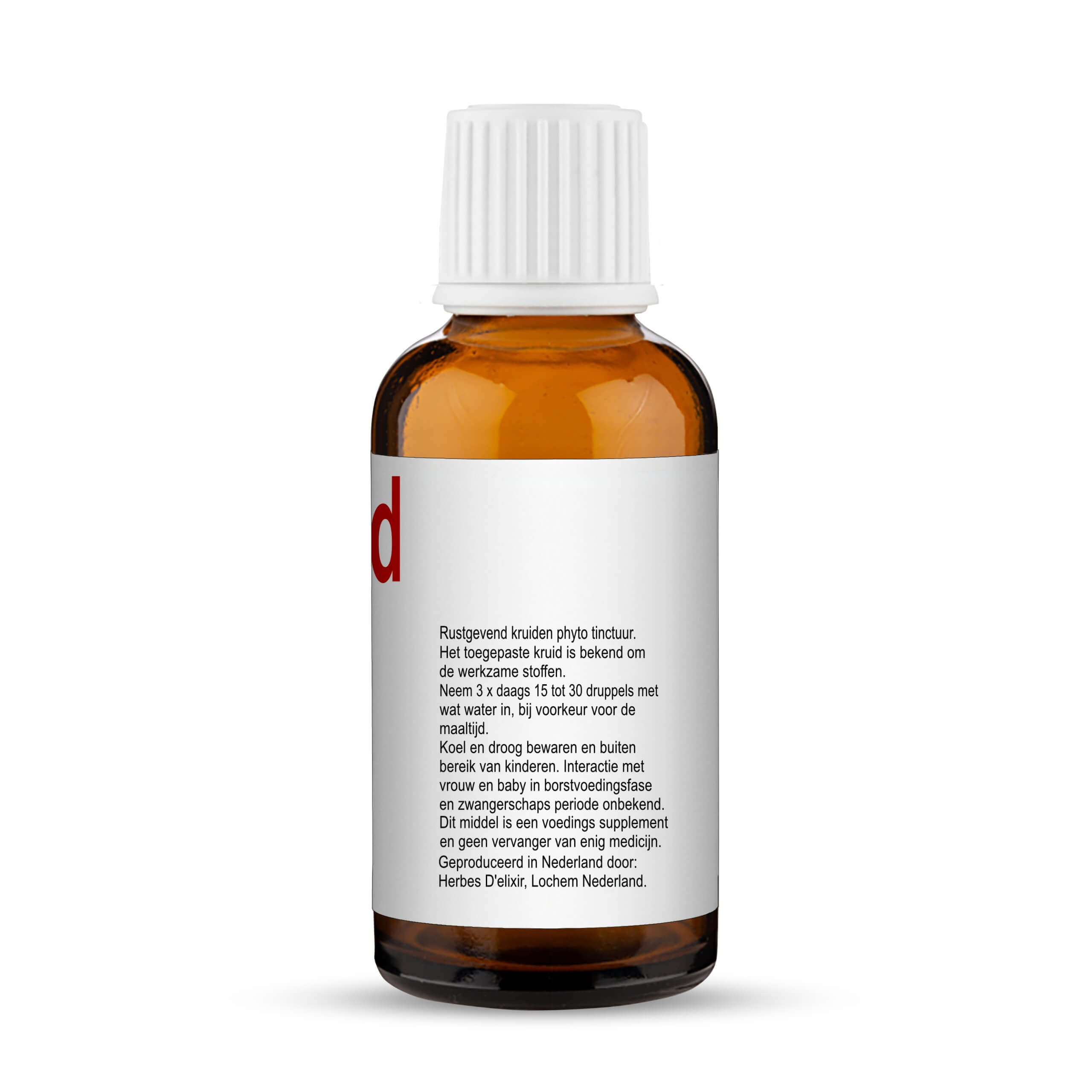 Rustgevend tinctuur - 100 ml - Herbes D'elixir - Afbeelding 2