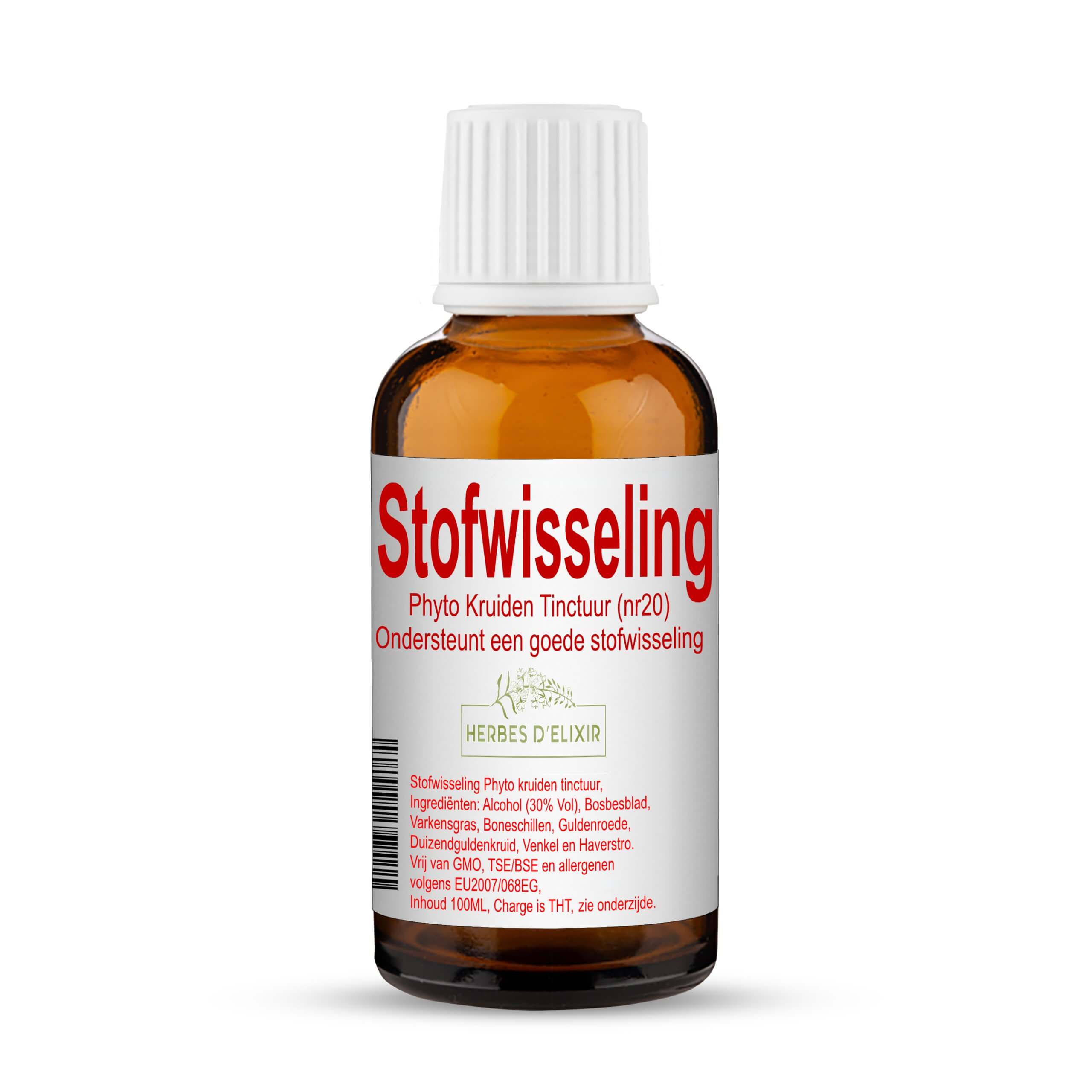 Stofwisseling tinctuur - 100 ml - Herbes D'elixir
