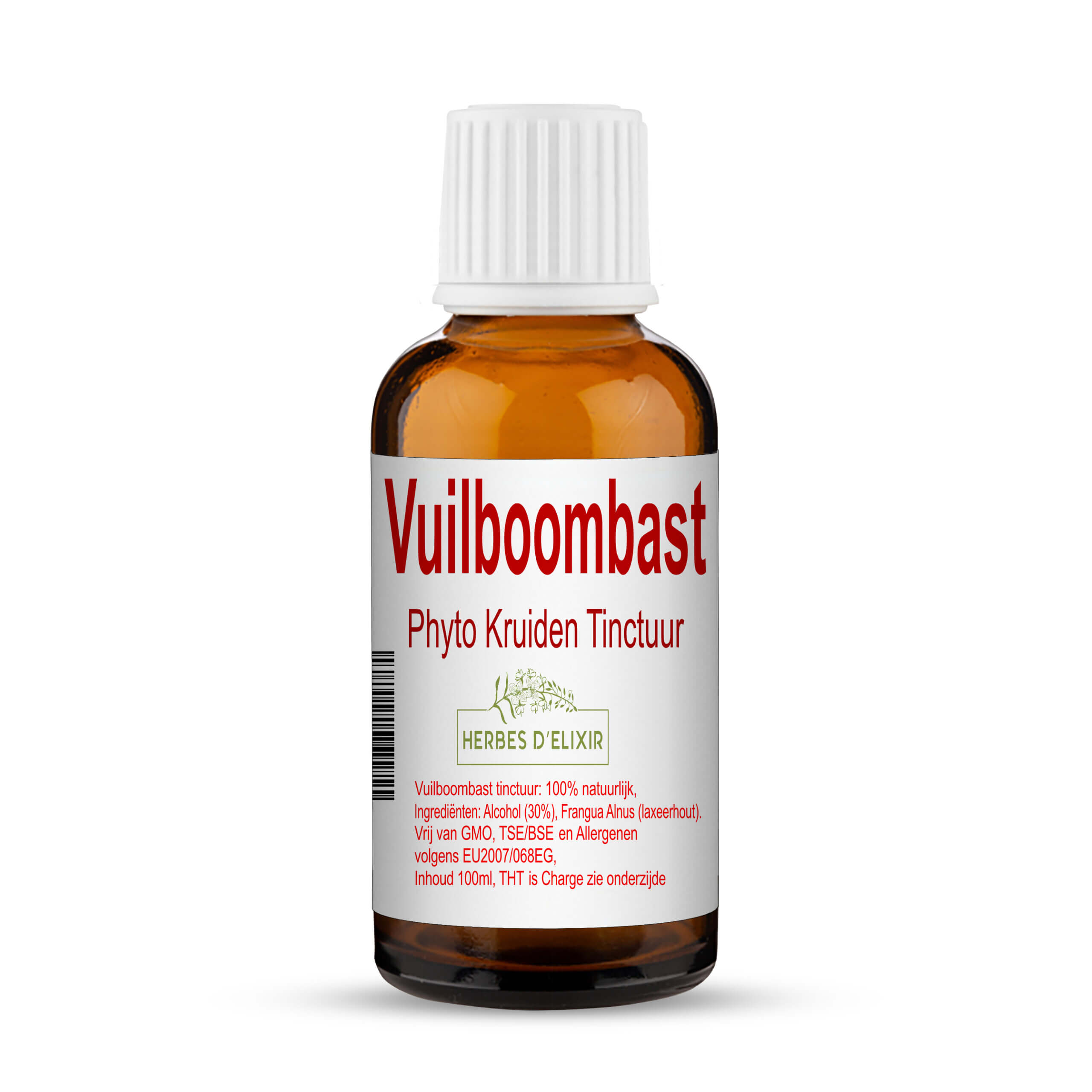 Vuilboombast tinctuur - 100 ml - Herbes D'elixir