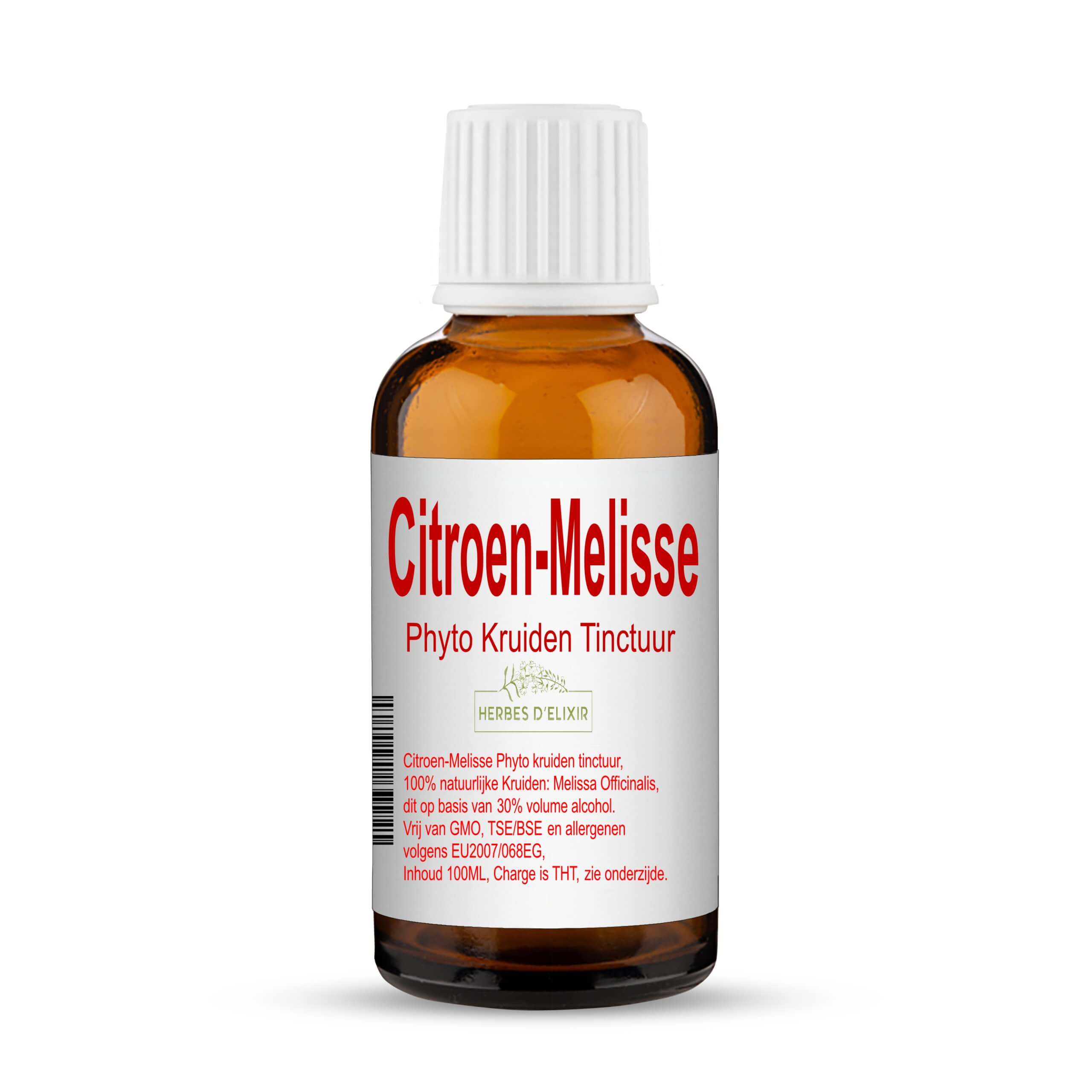 Citroenmelisse tinctuur - 100 ml - Herbes D'elixir