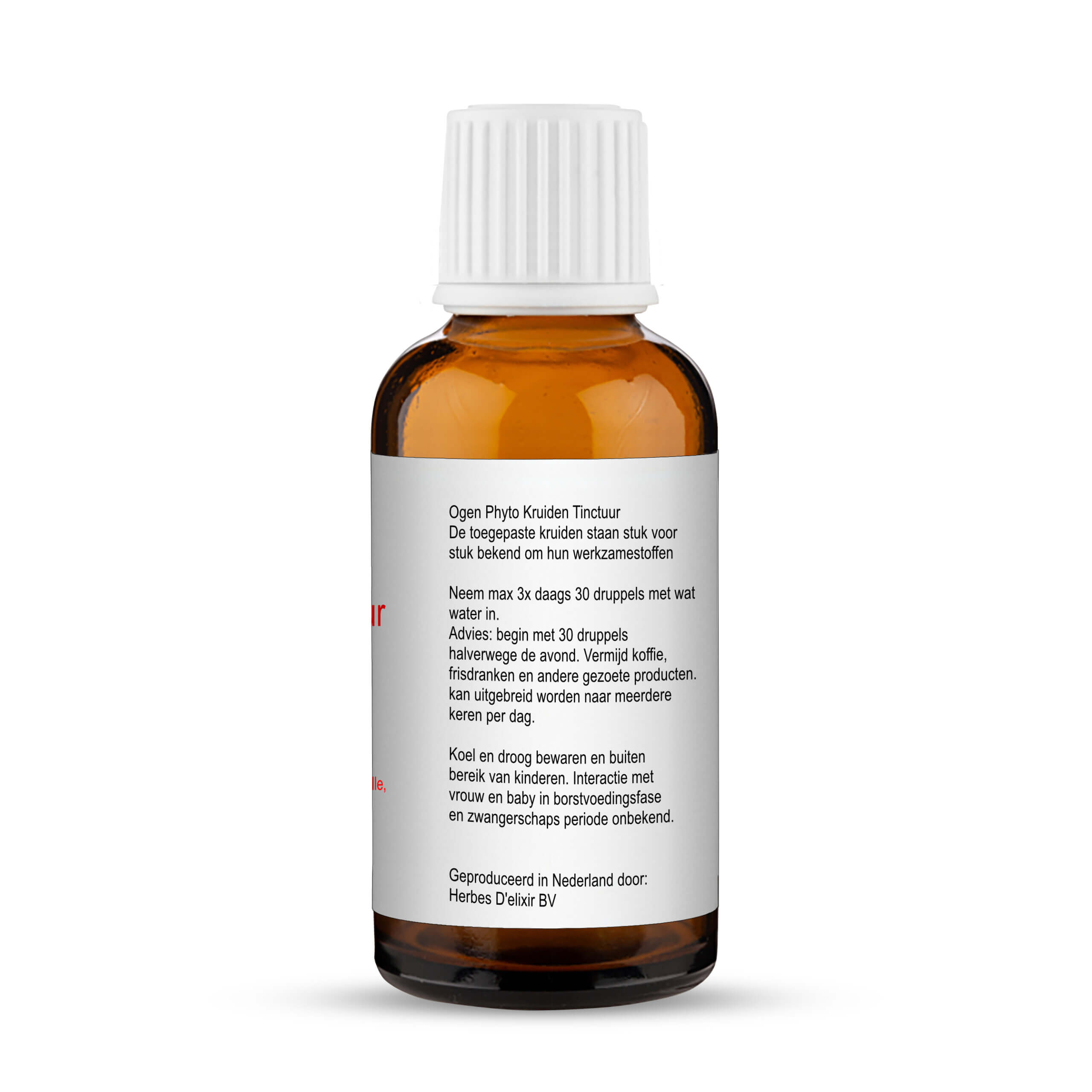 Ogen kruiden tinctuur - 100 ml - Herbes D'elixir - Afbeelding 2