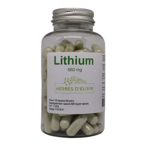 Lithium capsules - 660 mg - 100 capsules