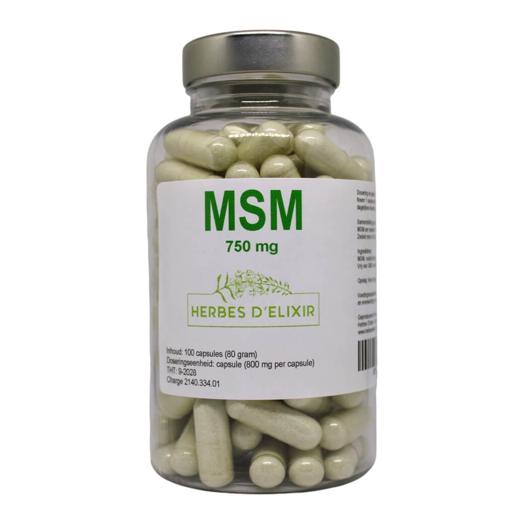 MSM capsules - 750 mg - 100 capsules