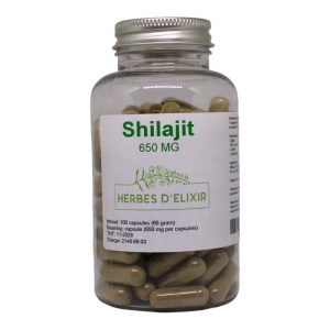 Shilajit capsules - 650 mg - 100 capsules