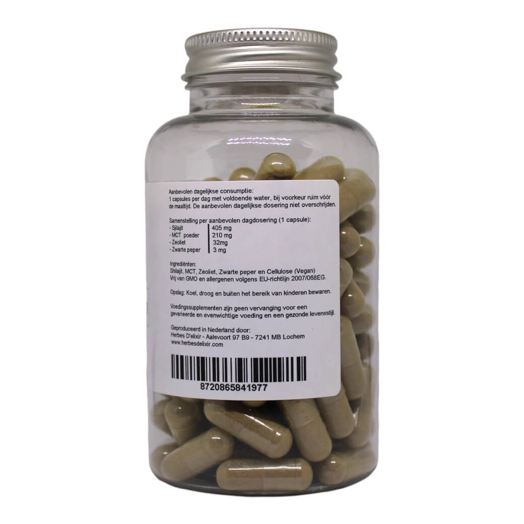 Shilajit capsules - 650 mg - 100 capsules - Afbeelding 2