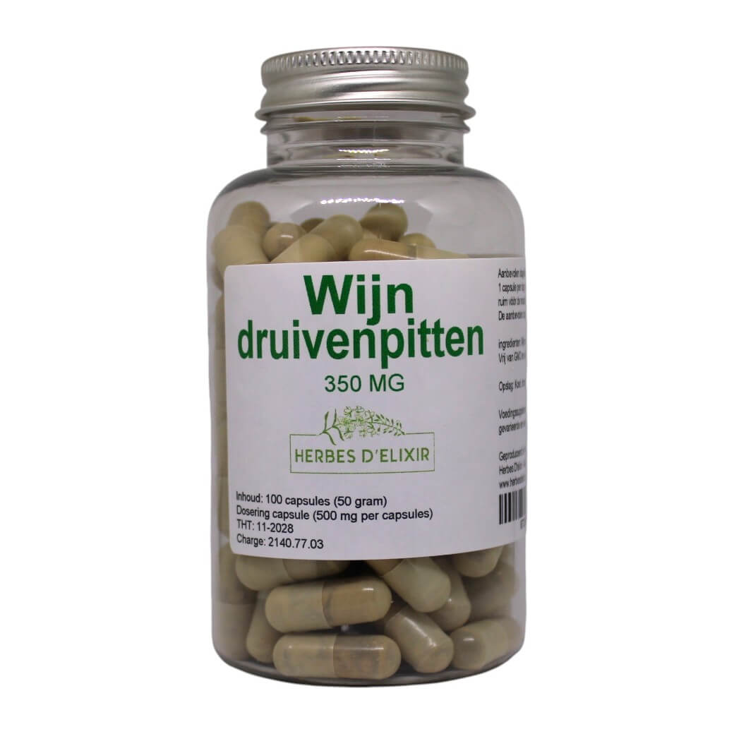 Wijn druivenpitten capsules - 350 mg - 100 capsules
