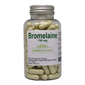 Bromelaïne capsules - 2400 GDU/g - 100 capsules